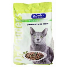 Cухой корм для кошек диетическое мясо, уп. 400 гр.
